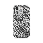 Monochrome zebra golven