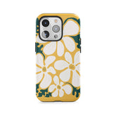 Zonovergoten witte bloesems