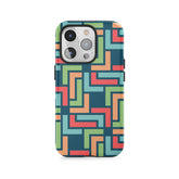 Kleur baksteen puzzel