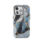 Gebroken steen goud inleg