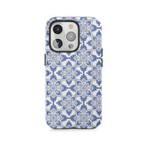 Bloemen Indigo Wandtapijt