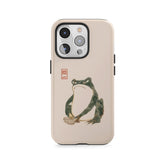 Smaragd kalligrafie kikker