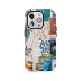 Collage van kustpostkaarten