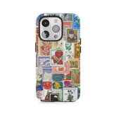 Vintage postzegelverzamelaar