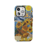 Op Van Gogh geïnspireerde zonnebloemnacht