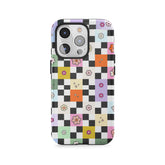 Retro gebloemd patchwork