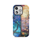 Maanverlicht bosraam