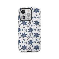 Indigo Flower Print
