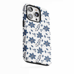 Indigo Flower Print