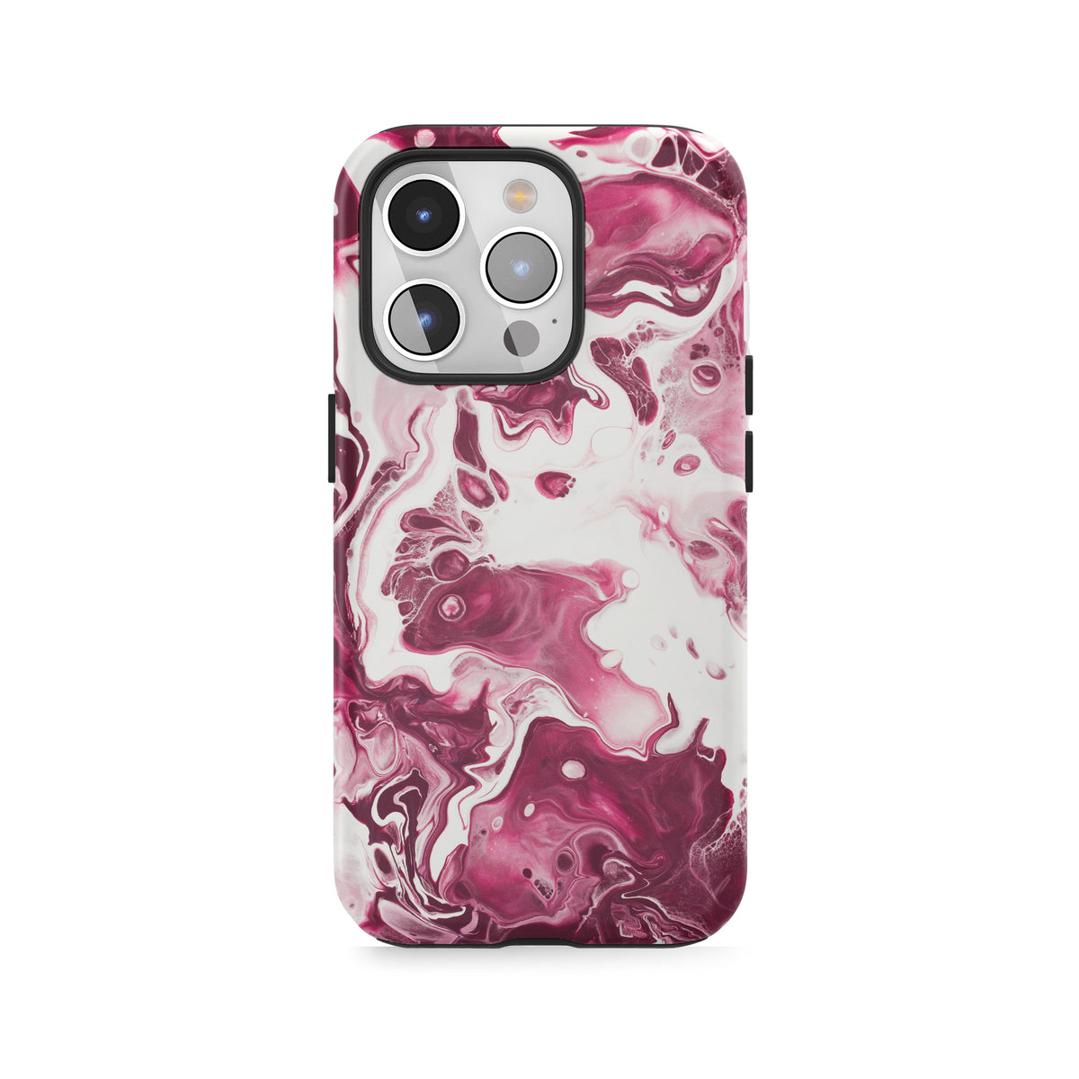 Crimson Marble Flow