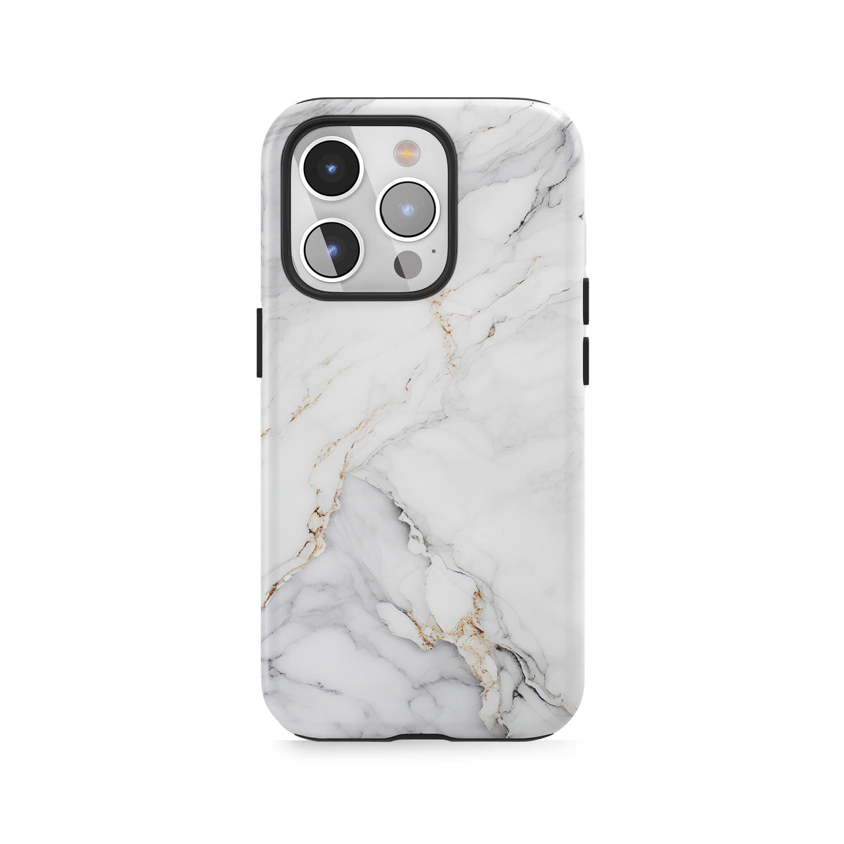 Warm White Marble Veins