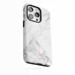 Warm White Marble Veins