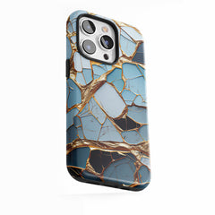 Azure Kintsugi Mosaic