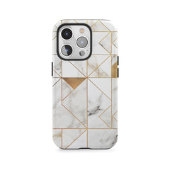 Golden Geometry Marble
