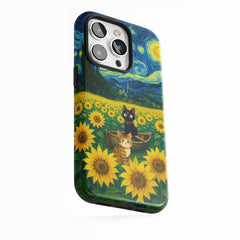 Sunflower Guardian Cat